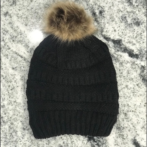 ❤️Pom beanie black - Picture 4 of 7